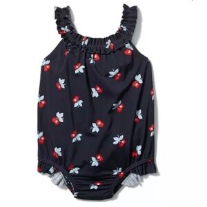 Cherry Print Baby Swimsuit